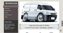 Desktop Screenshot of kombi-prevoz.com